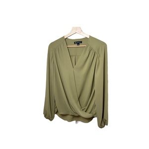 INC International Concepts Surplice Women’s Top Small